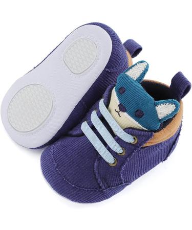 LACOFIA Baby Boys 3D Animal Sneakers - Infant Anti-Slip Soft Sole First Walking Shoes (3-6 Months, Blue) - Buy Online on SooperMarket.com