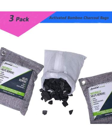 ANTEROOF Bamboo Charcoal Air Purifying Bags - Odor Eliminator for Home, Pets, Vehicle, Wardrobe & Bathroom - Buy Online on SooperMarket.com