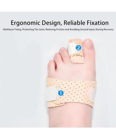 Adjustable Hammer Toe Corrector with Aluminum Bar - Recovery & Alignment Support - Buy Online on SooperMarket.com