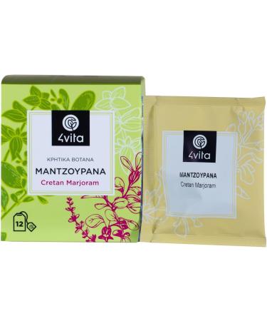 Greek Herbal Tea Marjoram by 4Vita (12 sachets) - Buy Online on SooperMarket.com