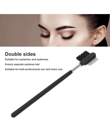 2 in 1 Eyelash Separator Brow Comb Eyebrow Brush with Stainless Steel Teeth Mascara Comb Grooming Makeup Tool Eyebrow Shaper Supplies for Eyelashes Extension - Buy Online on SooperMarket.com