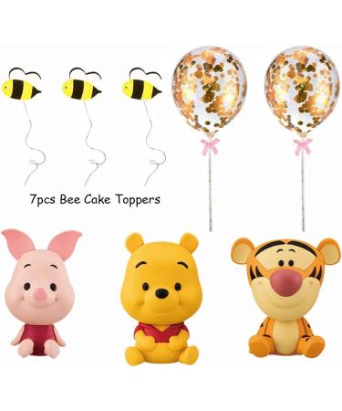 MEMOVAN Winnie The Pooh Cake Topper - Mini Figurines Collection for Kids Birthday and Baby Shower Party Supplies - Buy Online on SooperMarket.com
