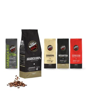Caff Vergnano 1882 100% Arabica Coffee Beans - 250g Pack | Premium Italian Coffee for International Shipping - Buy Online on SooperMarket.com