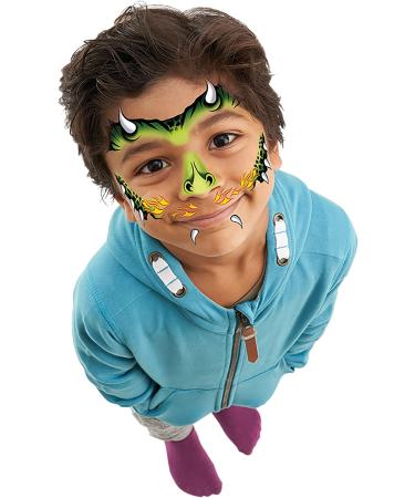 Face Paintoos Party Pack: Fun Face Designs for Kids 4+ | Face Paint Alternative - Buy Online on SooperMarket.com