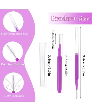 50-Piece Eyebrow Brush Set | 5 Colors Portable Eyebrow Laminating & Eyelash Comb Tools - Perfect for Eyelash Extensions & Lifting - Buy Online on SooperMarket.com