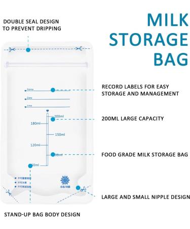 3-Pack Breastfeeding Bra & Nipple Protection with Milk Collectors & 6 Storage Bags | Best for Breast Milk Preservation - Buy Online on SooperMarket.com