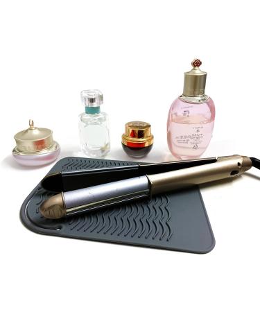 Premium Heat Resistant Mat for Curling Irons & Hair Styling Tools - 9 x 6.5 Black | Essential Protection for Your Styling Equipment - Buy Online on SooperMarket.com