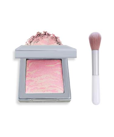 Face Blush Foundation Natural Brightening Silky Moisturizing Sodium Hyaluronate Bakery Crafted Glittering Powder #03