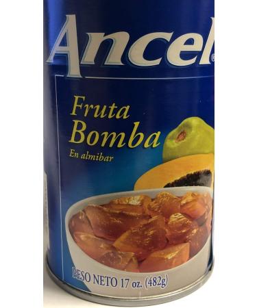 Ancel Papaya Chunks In Heavy Syrup, 17 Ounce