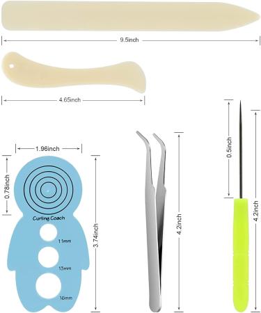 Paper Quilling Tools Set - 12 Pack Assorted Sizes for DIY Art Projects - Buy Online on SooperMarket.com