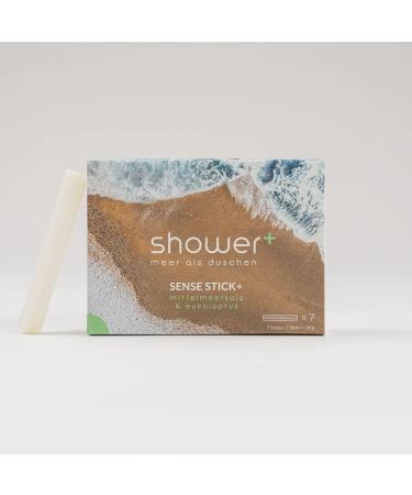 shower+ Salt Shower Sticks+ | Pack of 7 Sense Stick+ | Mediterranean Salt & Eucalyptus Eucalyptus 1 piece (pack of 7)