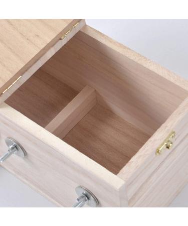 Wooden Parrot Breeding Box for Birds - Budgie, Cockatiel, Parakeet, Lovebirds, Conure, Cockatoo - Nesting Box for Cage - 7.8x4.7x4.7 inch - Buy Online on SooperMarket.com