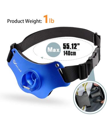 San Like Fishing Belt - Adjustable Aluminum/Carbon Fiber Waist Fight Belt for Stand-Up Offshore Fishing (Blue) - Buy Online on SooperMarket.com