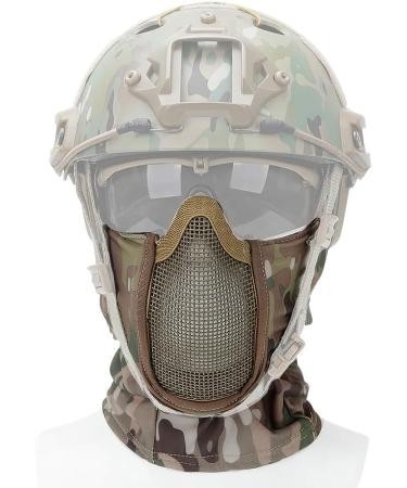 Balaclava Mesh Mask - Ninja Style Full Face Protection for Hunting, Airsoft, Cycling - Buy Online on SooperMarket.com