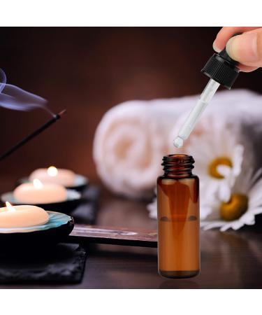 Furnido 5ml Amber Glass Dropper Bottle Pack of 35 - DIY Essential Oil & Perfume Vials with 2ml Droppers - Buy Online on SooperMarket.com