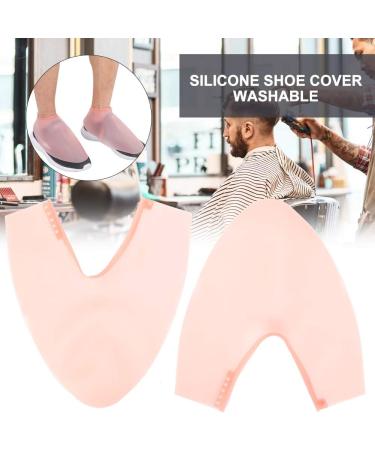 Silicone Haircut Shoes Cover - Washable & Dustproof Protector - Pink - Buy Online on SooperMarket.com