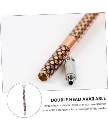 Baluue 3 Embroidery Pen Eyebrow Pen Brow Pencil Makeup Pen Makeup Tool Golden Aluminum Alloy - Buy Online on SooperMarket.com