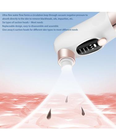 Virtcooy Electric Black Head Remover | Black Head Remover Electric Adjustable Rechargeable Nose Black Head Remover with 6 Suction for Women and Men - Buy Online on SooperMarket.com