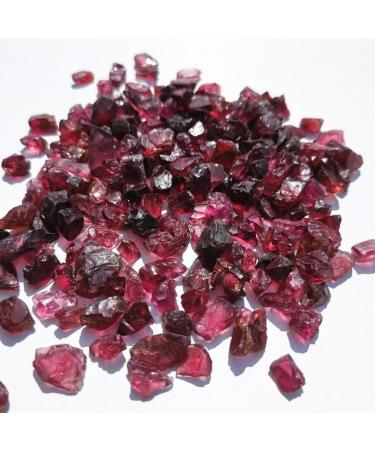 Beautiful Natural Rough Garnet Stones Raw gem Stone Specimen (Color : 100g)