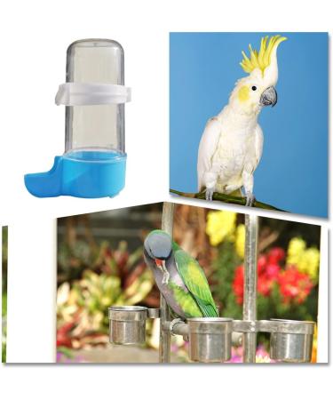 Pet Bird Cage Food Feeder Bird Water Bottle Parrot Automatic Water Feeder Water Drinker Food Feeder Waterer Clip Feeder Cage Accessories for Parrot Budgie Lovebirds Cockatiel Parakeet Cockatoo - Buy Online on SooperMarket.com