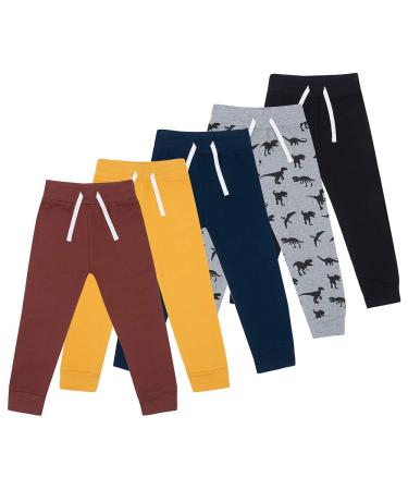 Baby Boy Toddler Casual Pull up Pants/Trousers / 100% Cotton Soft and Comfortable (5 2-3 Years)