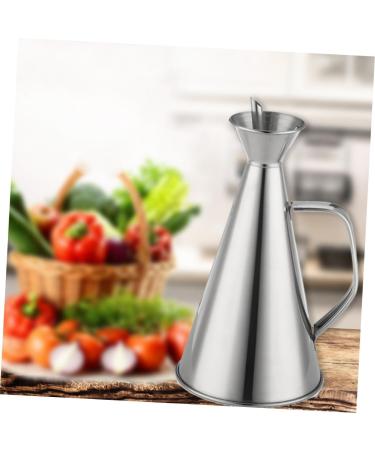 Zerodeko 3pcs Oil Holder Olive Oil Bottle Dispenser Vinegar Bottle Olive Oil Dispenser Cooking Oil Dispenser Kitchen Things Olive Oil Nozzle Oil Decanter Container Stainless Steel mediumx3pcs As Shownx3pcs - Buy Online on SooperMarket.com