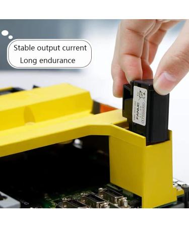 2 Pack 3V 1750mAh A98L-0031-0026 PLC Battery for FANUC A98L-0031-0026 A02B-0309-K102 - Non-Rechargeable International Shipping Available - Buy Online on SooperMarket.com