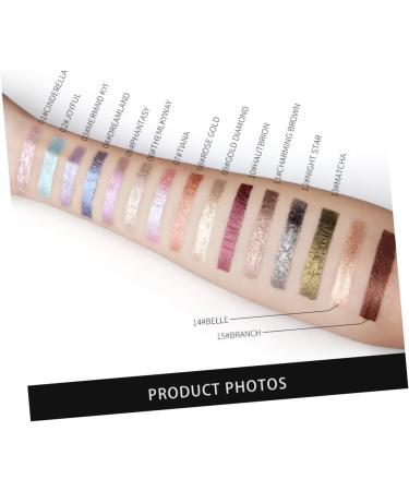 Healeved 2 Pcs Pearlescent Liquid Eye Shadow Metallic Eye Makeup Liquid - Buy Online on SooperMarket.com