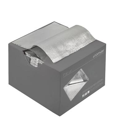 Comair Aluminium strands foil pop up 15 my 12.7 x 27.3 cm silver 500 sheets