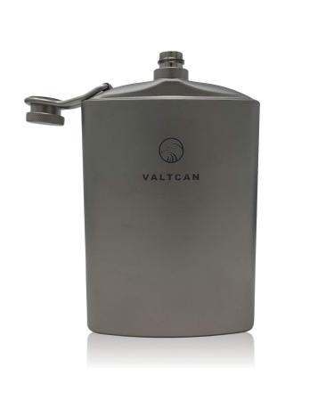 Valtcan Titanium Hip Flask Canteen - Military Design - 260ml / 8.8 oz Capacity - Buy Online on SooperMarket.com