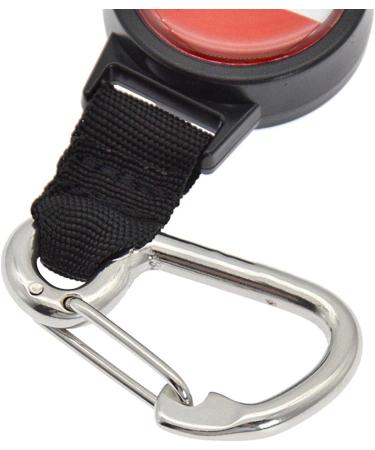 CaCaCook Retractable Lanyard - Black 10x4x2 | Durable Adjustable Perfect for ID & Keys | Shop Internationally - Buy Online on SooperMarket.com