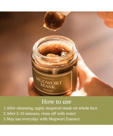 Mugwort Beauty Mask - Iâ€™m From 3.88 fl oz (110 g) | Natural Skin Care - Buy Online on SooperMarket.com