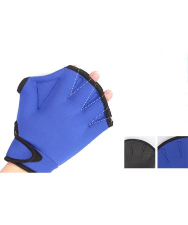 EXCEREY Swimming Webbed Paddling Gloves - Water Resistance for Aquatic Fitness - Blue, Large - Buy Online on SooperMarket.com