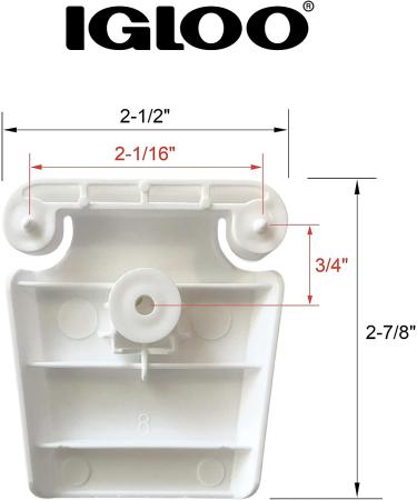 Igloo Cooler Latch and Hinge Plastic Parts Kit - Buy Online on SooperMarket.com