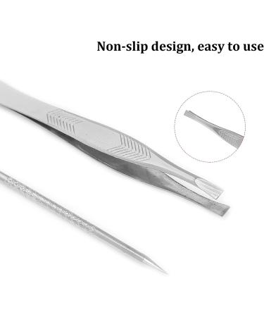 Eyebrow Tweezer & Pimple Popper Tool | Anti-Slip Handle for Comfortable Grasp | Facial Freckle Removal - Buy Online on SooperMarket.com