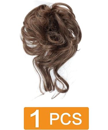 Prinfantasy Messy Hair Bun Curly Wavy Scrunchies for Women Girls - Synthetic Hair Chignon - GBFQ003 - Buy Online on SooperMarket.com