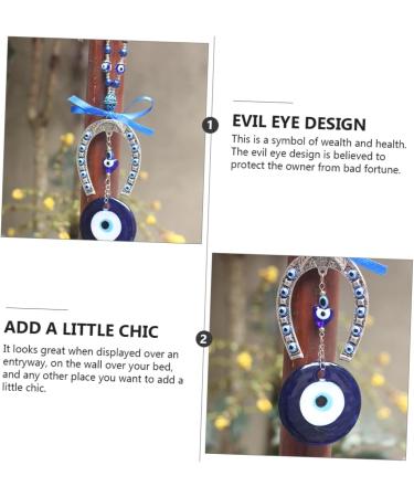 ORFOFE 1pc Blue Eyes Pendant Car Christmas Decorations Car Key Ring Turkish Evil Eye Pendant Household - Buy Online on SooperMarket.com