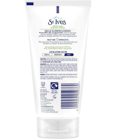 St. Ives Apricot Facial Scrub 150ml - Exfoliating and Refreshing Formula - Buy Online on SooperMarket.com