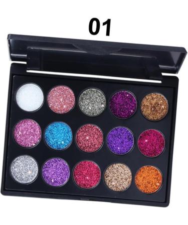 OSALADI 15 Matte Eyeshadow Eye Shadow Palettes Eyeshadow Pallet Eyeshadow Powder Eyeshadow Palette Diamond Makeup Palette Eyeshadow Matt 1 count (Pack of 1) Picture 1 - Buy Online on SooperMarket.com