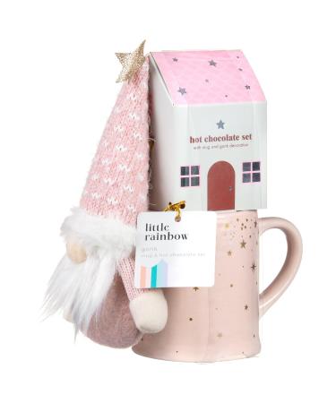 BargainsMania Gonk Hot Chocolate Mug - Ceramic Coffee Mug with Handle - Coffee Mug Gifts for Your Loved Ones on Christmas - Gonk Chocolate Mug - Gift for Lovers of Hot Chocolate
