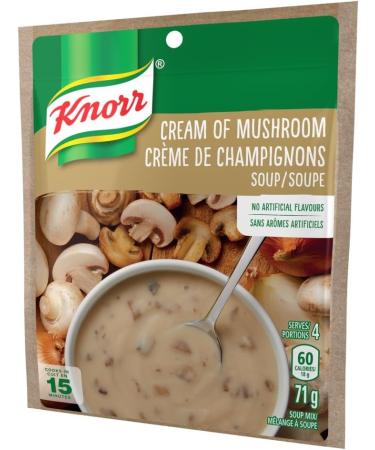 Knorr Cream of Mushroom Soup 71g (4 Serves) Mushroom 714 g (Pack of 1) - Buy Online on SooperMarket.com