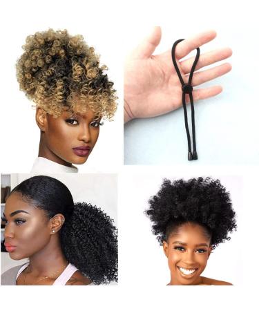 AICILY 5PCS NEW Adjustable Hair Ties Long Hair Holder Afro Puff Ponytail Ties Length Hairband for Women with Natrual Curly Hair Thick Loc Braided Hair No-Slip Design (Style-A-5PCS) Hot Style-A-5PCS - Buy Online on SooperMarket.com