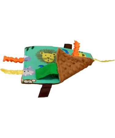 Baby Jack & Co Jungle Lovey Tag Toy for Babies - Crinkle Toy for Baby - Soft & Safe - Learn Shapes & Colors - BPA Free - Buy Online on SooperMarket.com