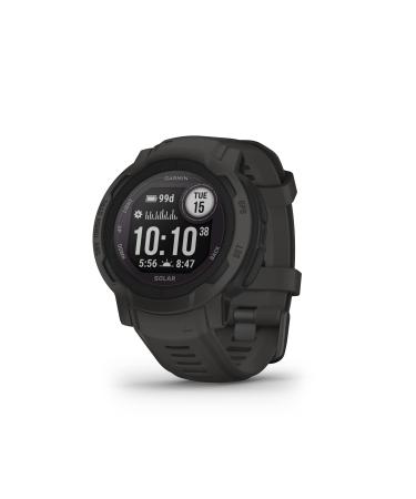 Garmin Instinct 2 Solar, GPS Outdoor Watch, Solar Charging Capabilities, Multi-GNSS Support, Tracbak Routing, Graphite Instinct 2 Solar (Graphite) 45 MM Instinct 2 Solar Watch