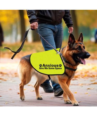 Nervous Anxious Dog Give Me Some Space Dog Jacket Vest Alert Slogan Warning Vest Rescue Dogs Anxious Dogs Gift (give space Anxious Large) give space Anxious L EU - Buy Online on SooperMarket.com