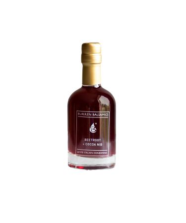 Burren Balsamics Beetroot and Cocoa Nib Infused White Balsamic Vinegar of Modena 100ml Beetroot and Cocoa Nib 100ml