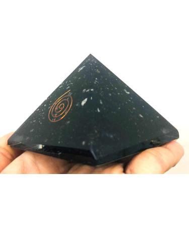 crystalmiracle Tourmaline Orgonite 47 Mm Feng Shui Pyramid Crystal Gemstone Healing Wellness Psychic Energy Metaphysical Vaastu Bagua - Buy Online on SooperMarket.com