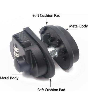 Mizzuco Trigger Lock - 3 Digit Combination Gun Lock in Black - Buy Online on SooperMarket.com