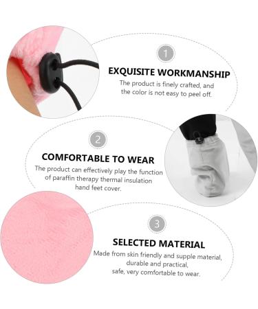 HAPINARY Paraffin Wax Work Gloves Booties 1 Set Gloves Boots Paraffin Mitts Wax Insulated Foot Cover Paraffin Wax Mitts Paraffin Wax Foot Cover Hand Wax Cover Wax Foot Fabric Insulation - Buy Online on SooperMarket.com