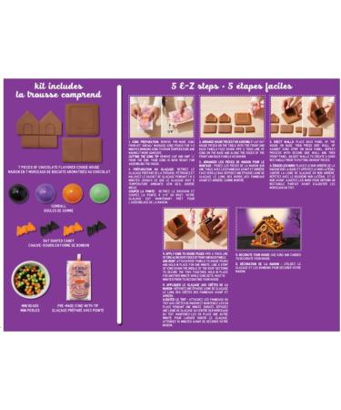 Create A Treat E-Z Build Halloween Chocolate Cookie Haunted House and Spooky Cookie Halloween Decorating Kit  - Buy Online on SooperMarket.com
